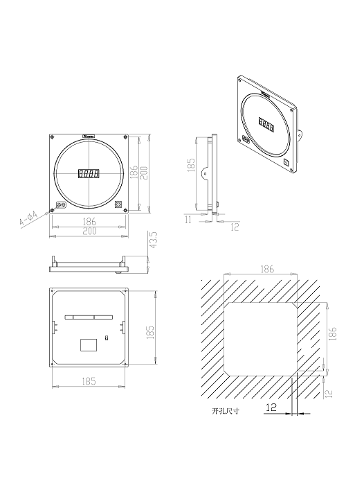 DGR-160D分羅經(jīng)尺寸圖_00.png